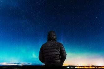 City Light North Wallpaper Aurora Boreali