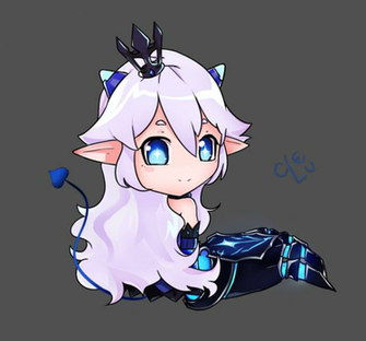 Lu Ciel Elsword Chibi Fan Art By Ikiy