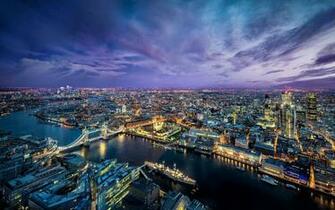 London Wallpaper Panoramic Christmas