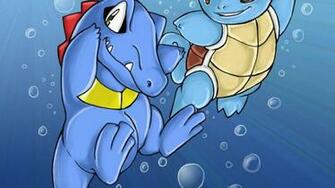 Totodile And Squirtle Wallpaper HD