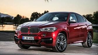 Bmw X6 M50d Flamenco Red Front HD Wallpaper
