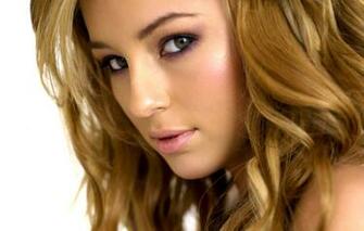 Wallpaper Look Face Blonde Keeley Hazell Image For Desktop