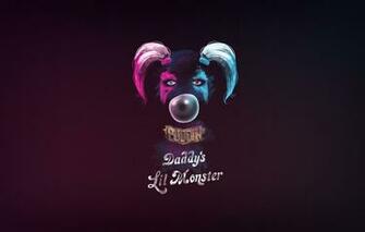 Wallpaper Minimalism Girl Eyes Background Art Harley Quinn