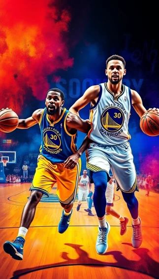 Kevin Durant And Stephen Curry Wallpaper