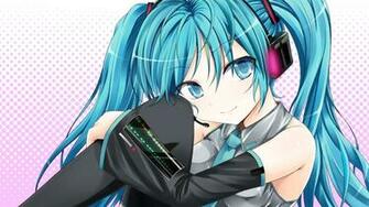 Wallpaper Vocaloid Hatsune Miku Girl Nice Smile
