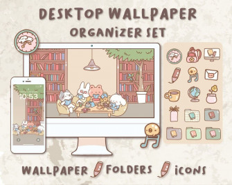 Cute Reading Desktop Wallpaper Organizer Mac And Windows