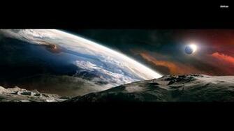 Earth From Space Widescreen Wallpaper Hivewallpaper