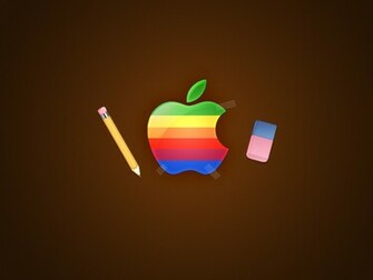 Apple Retro Wallpaper Stock Photos
