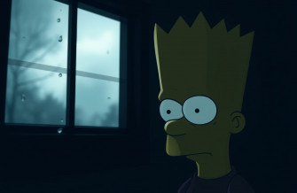 Depressed Bart Simpson Wallpaper