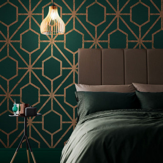 Green Wallpaper Light Dark Graham Brown Ca