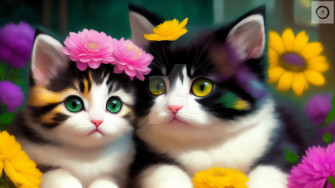 Kawaii Cat By Theveryoldcatlady