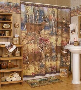 And Cabin Home Deer Lodge Decor Bathroom Accessories Gallery