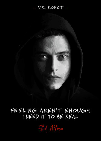 Elliot Alderson Mixed Media By My Digital Mind Pixels