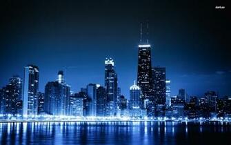 Chicago At Night Wallpaper World