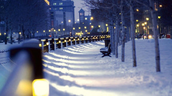 Winter Cityscape Wallpaper