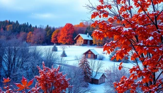 Fall Winter Background Wallpaper