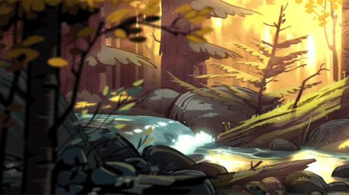 Hello Awkward Giggle Gravity Falls Scenery Gifs
