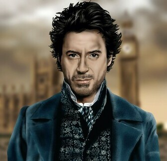 Sherlock Holmes Robert Downey Jr By Iamherecozidraw