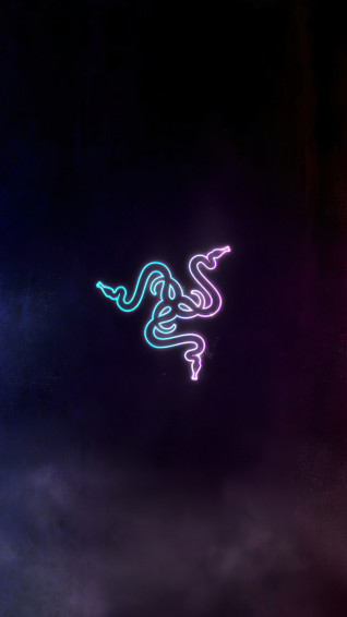 Cool Razer Logo Neon Wallpaper