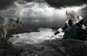 Wolf Girl Amazing Desktop Wallpaper Pics