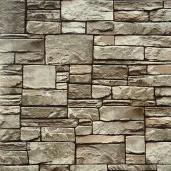 Natural Rustic Grey Off White Red Brick Stone Wall Pvc Vinyl Wallpaper