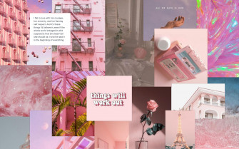 Wallpaper Aesthetic Notebook Braune Latte Computador Teclado