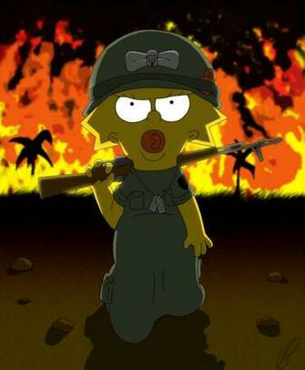 Bad Maggie Simpson Tagahanga Art