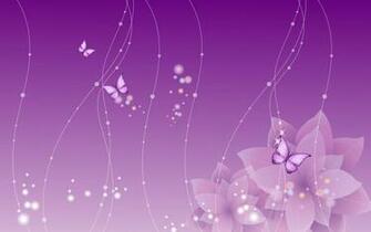 Purple Flowers Abstract Design HD Wallpaper Picture For Pc Desktop