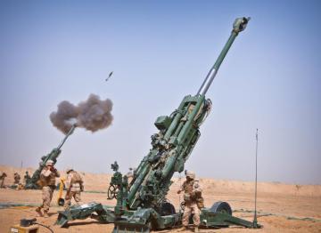 Usmc Iraq War M777 Howitzer Artillery Us Marines Corps