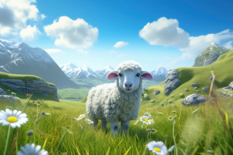 Lamb Background Image Wallpaper