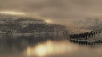 Fog Mountains Nature Image Full HD Desktop Wallpaper Wallinda