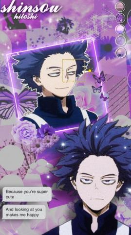 Shinsou Hitoshi Wallpaper Aesthetic Anime