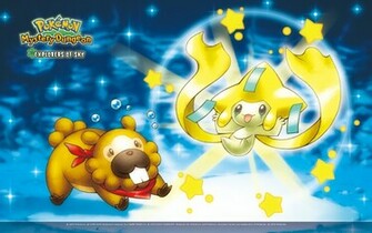 Legendary Pokemon Bidoof And Jirachi