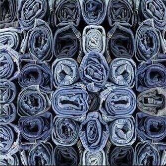 Custom Wall Mural Denim Clothing Store Image Decoration