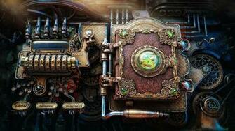Steampunk Computer Panel Wallpaper And Image Pictures