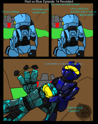 Red Vs Blue Revisited By Taki Di On For