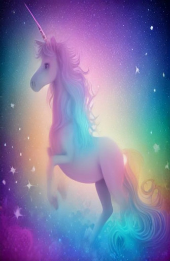 Cartoon Unicorn Wallpaper