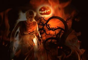 Scary Halloween Background Gif Wallpaper Teahub Io