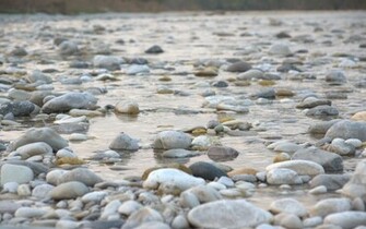 Peaceful River Pebble Rocks Water Jpg