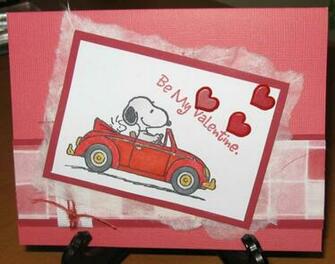 Snoopy Valentine Greeting Card