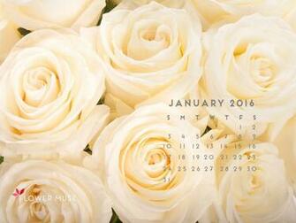 January Calendar Flower Muse
