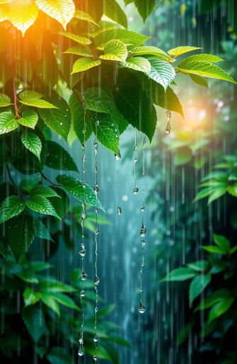 3d Rain Wallpaper