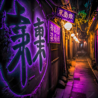 Purple Japanese Wallpaper