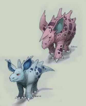 Nidorina And Nidorino By Rtradke