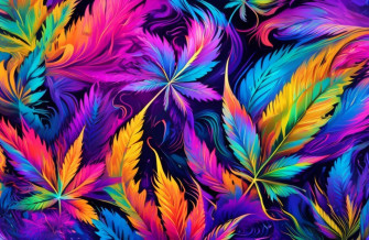 Psychedelic Weed Wallpaper
