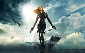 Black Widow In Captain America Winter Solider Wallpaper HD Superheroes