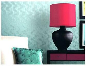 Circle Dot Top Metallic Laminate Vinyl Wallpaper