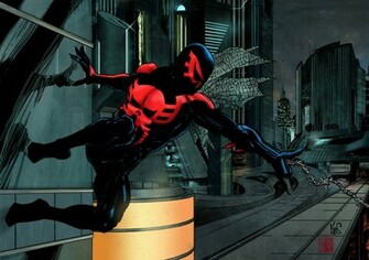 Spiderman Colored By Fastfood