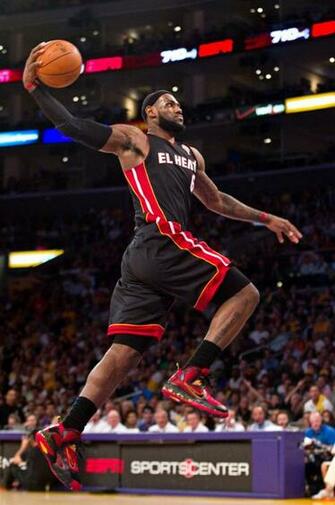 Miami Heat Lebron James Dunking Wallpaper Pixshark