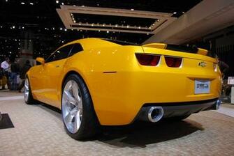 Camaro Bublebee Rear 5th Generation Wallpaper For iPhone